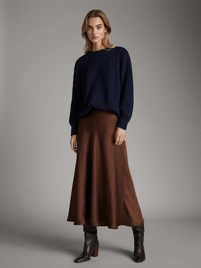 La jupe Massimo Dutti