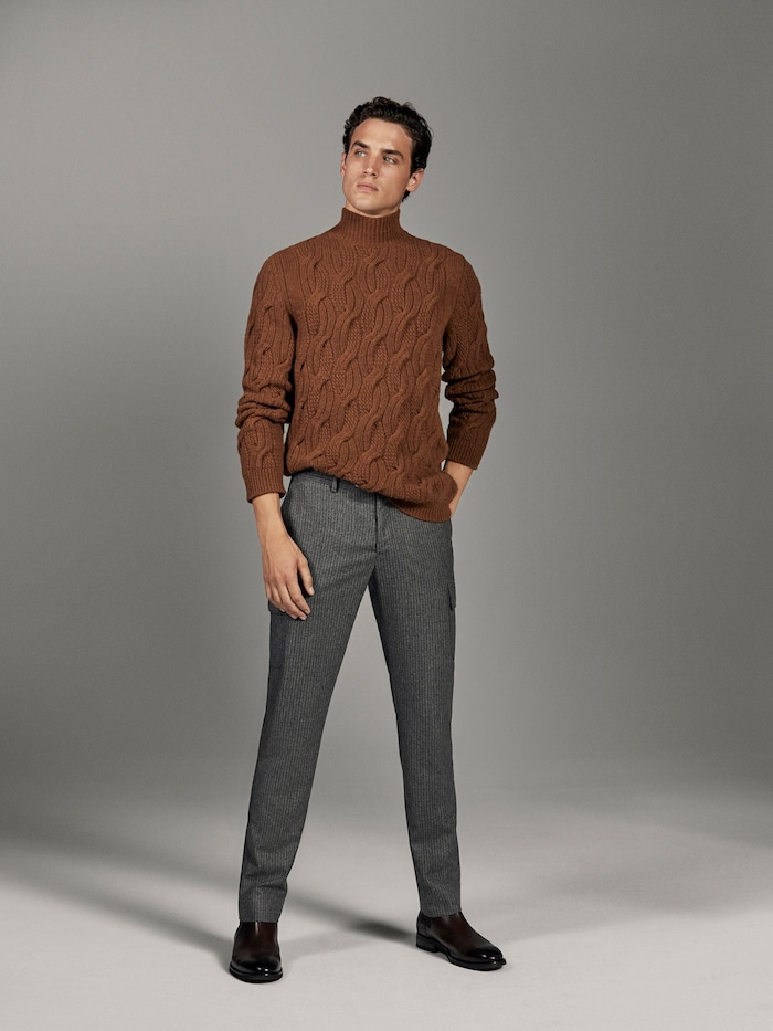 Le pantalon cargo Massimo Dutti