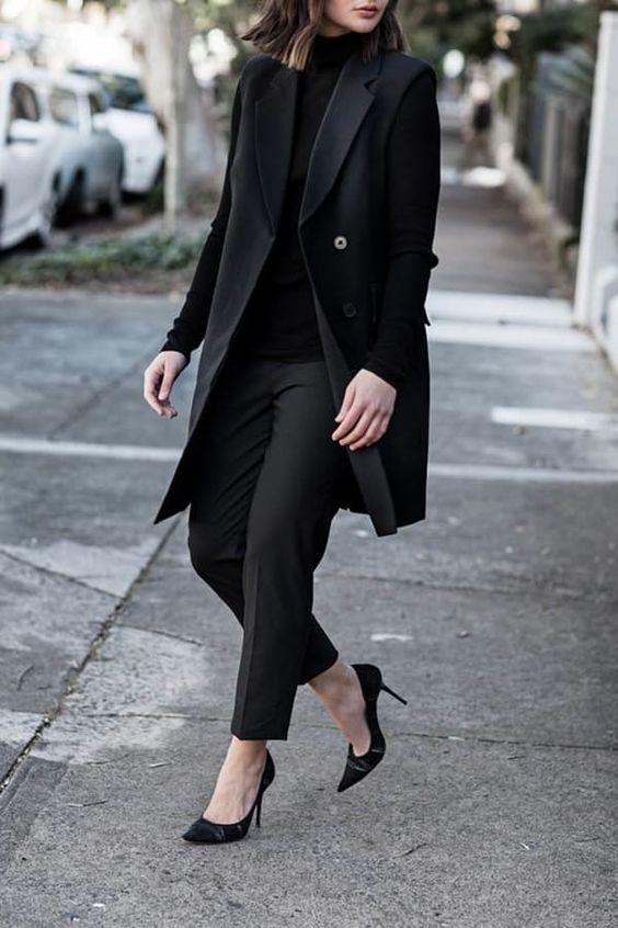 Le total look noir